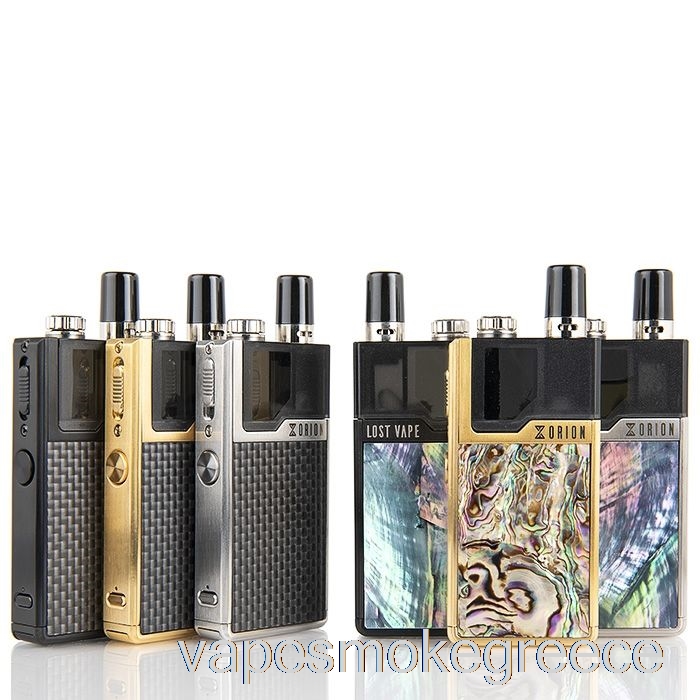 Vape Greece Lost Vape Orion 40w Dna Go Pod System Full Kit - χρυσός σκελετός - ανθρακονήματα